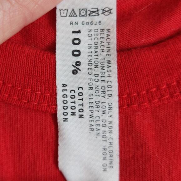 Rabbit Skins Baby Bodysuit | NASA Starfleet Academy Graphic | Red | Size 24 M - Picture 7 of 7